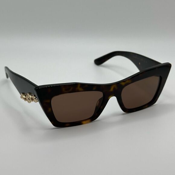 DOLCE&GABBANA Sunglasses DG4435 502/73 Cat Eye Havana Women NEW main image 9